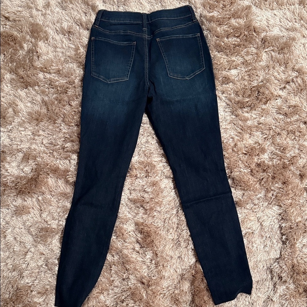 SO Women's Dark Blue Distressed Skinny Jeans - Picture 4 of 5